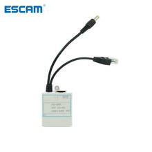 ESCAM  CCTV Monitor camera POE Splitter Standard 48V turn 12V2A POE power supply IEEE802.3AF/AT 2024 - buy cheap