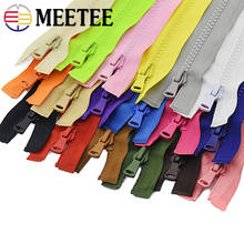 Mictee zíper de resina 5 peças, 30/40/55/60/70/80/90cm, tamanho dos dentes, cauda aberta para baixo, mochila bagagem, acessórios diy, za007 2024 - compre barato