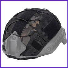 Тактический чехол для шлема страйкбол Пейнтбол Wargame Gear CS съемные шлемы Чехол для PJ/BJ/MH Тип Быстрый Шлем Охотничьи аксессуары 2024 - купить недорого