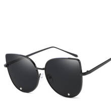 Gafas de sol de lujo Ojo de Gato de marca de diseñador Retro Vintage gafas de sol para mujeres señoras gafas de sol espejo Lunettes Oculos 2024 - compra barato