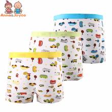 3pc/Lot Cartoon Modal Underwear Children 's Print Car Boys Cotton Wholesale Ctnm0004 2024 - buy cheap