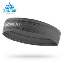 AONIJIE Workout Antiperspirant Headband Non-slip Sweatband Wrist Band Soft Stretchy Bandana Running Crossfit Yoga Gym Fitness Ru 2024 - buy cheap