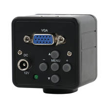 Microscópio eletrônico digital vga de 1080p, câmera com 2mp, vídeo industrial, lente com zoom para reparo em pcb, laboratório 2024 - compre barato