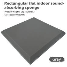1pc 6 Colors 50x50x3cm Studio Acoustic Foam Soundproof Acoustic Absorption Foam Treatment Sound Panel Protective Wedge Sponge 2024 - buy cheap