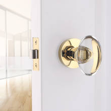 Maçaneta de porta interior luxuosa, maçaneta silenciosa para porta de sala de estar, quarto, sem chave, cromada/dourada 2024 - compre barato