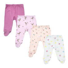 4 pieces/lot 0-18 Months Newborn Baby Pants Spring Autumn Babies Boy Footied Infant Girls Trousers Unisex Cute Twins Clothing 2024 - buy cheap