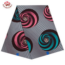 Novo tecido de algodão macio moda africano cera impressão tecido círculo partern ancara batik africano tecido para festa vestido 40fs1304 2024 - compre barato