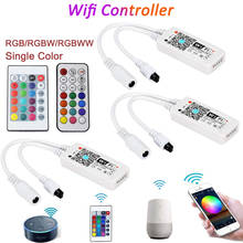 DC5V 12V 24V RGB Led Wifi Controller RGBW RGBWW Bluetooth WiFi LED controller For 5050 2835 WS2811 WS2812B led strip Magic Home 2024 - купить недорого