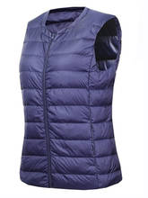 Winter Waistcoat for Women Down Coats Vest Plus Size 7XL Sleeveless Collarless Duck Liner Warm Down Jacket Pink Black Blue 2024 - buy cheap