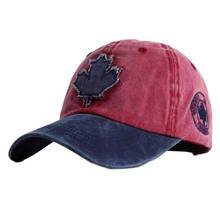 Doitbest Spring cotton baseball cap hat for women men mom dad hat Maple leaf pattern outdoor sports caps snapback gorras 2024 - buy cheap