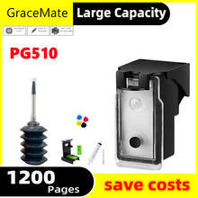 GraceMate-Kit de cartucho de tinta PG510 negro para impresora Canon Pg 510, Pg-510, Pixma Mp280, Mp250, MP480, MP490, MP240, MP260 2024 - compra barato