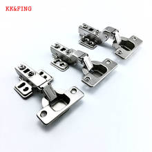 KK&FING Cabinet Door fixed Hydraulic Iron Hinges Kitchen Cupboard Wardrobe door Hinges For Furniture Hardware Full/Half/Embed 2024 - buy cheap