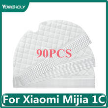 Xiaomi mijia 1c robô aspirador de pó, não precisa lavar, forte absorção de água, esfregão descartável, pano, acessórios, peças 2024 - compre barato