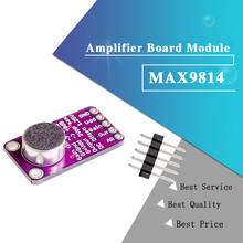 MAX9814 микрофонный усилитель с АРУ плата модуль автоматического управления усилением для Arduino программируемый атака и релиз соотношение низкий THD 2024 - купить недорого