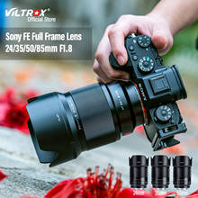 VILTROX 85 мм/1,8 Mark II Автофокус Объектив с фиксированным фокусом F1.8 Полнокадровый объектив для камеры Sony E mount A9 a7III a7RIII a7SII A6600 2024 - купить недорого