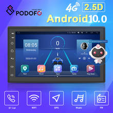 Podofo 2 Din Android 9,1 Автомобильный мультимедийный видео плеер 2din 7 "универсальное радио GPS стерео для Volkswagen Nissan Hyundai Kia toyota 2024 - купить недорого