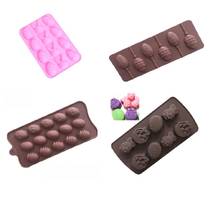 Silicone Chocolate Mold Rabbit Easter Egg Shapes baking Tools Non-stick cake mold Jelly and Candy 3D DIY best  tools 2024 - buy cheap