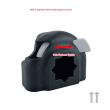 1PC Inflatable Boat Kayak Rod Holder Mount Base With Screws Boat Canoe Slide Rail Kayak Fishing Rod DIY Mount Base Accessories