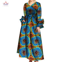 Long Sleeve Dresses for Women Party Wedding Casual Date Dashiki African V Neck Women Dresses African Dresses for Women WY5828 2024 - buy cheap