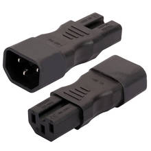 10pcs C14-C15 IEC 320 C14 Male to C15 Kettle Plug Female Power Adapter C16 to C14 Conveter Connector Extension Socket 2024 - buy cheap