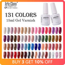 Arte Clavo 131 Colors Gel Polish Nail Gel Varnish Paint Semi Permanent Nails Art Gel Nail Polish For Manicure Top Coat Base Coat 2024 - buy cheap