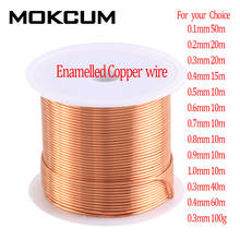 0.1mm 0.2mm 0.3mm 0.4mm 0.5mm 0.6mm 0.7mm 0.8mm 0.9mmCable Copper Wire Magnet Wire Enameled Copper Winding Wire Coil Copper Wire 2024 - buy cheap