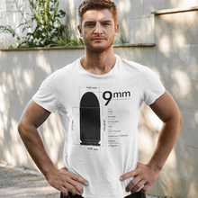 Luger-Camiseta de manga corta para hombre, camisa con estampado de 9mm, talla grande, impresionante, 100 de algodón, de verano 2024 - compra barato