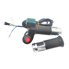 Electric Bike/Bicycle/Scooter E-bike Throttle Accelerator with Key Lock Switch 12V 24V 36V 48V 60V 72V 84V 96V Universal 2024 - buy cheap