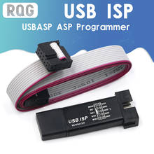Carcasa de aluminio USB ISP USBISP USBASP ASP, programador para 51 ATMEL AVR WIN7 64 (color aleatorio) 2024 - compra barato