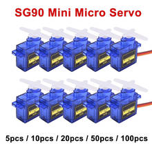 5pcs 10pcs 20pcs 50pcs SG90 SG 90 9G Mini Micro Servo for RC 250 450 Helicopter Airplane Car Vehicle Boat Models 2024 - buy cheap