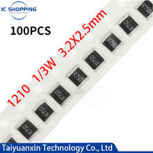 1210 SMD резистор 0R-10M 0,1 1R 1,5 100 150 200 220 330 470 680 1K 2,2 K труба из углеродистого волокна 3k 4,7 K 5,1 K 5,6 K 6,8 K 10K 22K 33K 47K 100K 220K 1M Ом 2024 - купить недорого