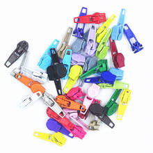 20 Colors 100Pcs 3# Nylon Coil Auto Lock Zipper Puller DIY Sewing Tool 2024 - buy cheap