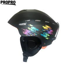PROPRO 003-casco de esquí ultraligero, moldeado integralmente, profesional, para Snowboard, para hombre, para patinaje y monopatín 2024 - compra barato