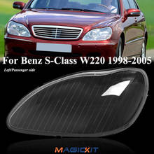 MagicKit For Mercedes Benz W220 98-05 S-Class S500 Clear Lens Shell Cover Headlight Left 2024 - buy cheap