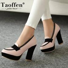 Женские модельные туфли TAOFFEN, туфли на высоком каблуке, европейский размер 34-48 2024 - купить недорого