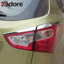 Para suzuki sx4 s-cross crossover 2014 2015 2016 2017 2018 chrome taillight tira capa guarnição traseira luz da cauda lâmpada protetor moldura 2024 - compre barato