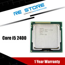 Processador intel core i5 2400 quad-core, usado 3.1ghz lga 1155 tdp 95w 6mb de cache desktop cpu 2024 - compre barato