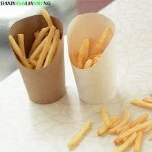 100pcs/lot 12oz /16oz  Disposable kraft paper cup French fries Fried chicken Snack boxes DIY baking packing cup 2024 - buy cheap