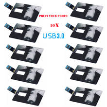 Unidad flash USB con logotipo personalizado, tarjeta de crédito, 64GB, 32GB, 4GB, 8GB, 16GB, regalos, logotipo personalizado con el nombre de la empresa 2024 - compra barato