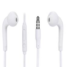 Portable 3.5mm Stereo Music Earphone In-Ear Wired Headset With Microphone for Samsung Galaxy S6/S6 Edge Smartphone 2024 - buy cheap