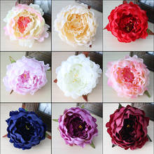 50Pcs Artificial Flowers Heads Hydrangea Peony Flower Heads Silk artificial flowers wall For wedding decoration background wall 2024 - buy cheap