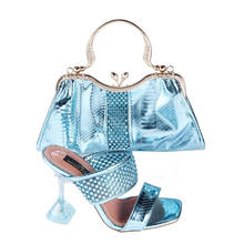 Zapatos italianos de moda para mujer, calzado de fiesta y bolso, diseño superventas, con bolsas a juego, EE. UU. 2024 - compra barato