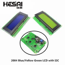 2004 20x4 2004A Blue/Yellow Green Screen HD44780 Character LCD with IIC/I2C Serial Interface Adapter Module for arduino DIY Kit 2024 - buy cheap