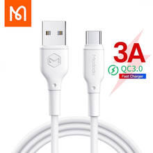 Mcdodo Type C USB 3A QC3.0 4.0 Fast Charging Cable For  Huawei Samsung Galaxy S10 S9 Xiaomi Redmi Note 7 Fast Charger 2024 - buy cheap