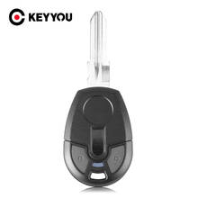 KEYYOU 2 Buttons Remote Car Key Shell For Fiat Positron Transponder Key Cover Blank Case Replacement 2024 - buy cheap