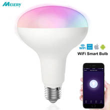 WIFI Smart LED Light Bulbs E26/E27 R95 9W Equal 80W Reflector RGB Cood Warm White Color Mood Remote Control by Alexa Google Home 2024 - buy cheap