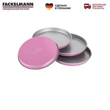 Baking forms for multilayer cake and cupcake Fackelmann Zenker Creative Studio, 4 PCs, 18 cm/16.5 х16.5х6.5см baking pans baking accessories kitchen accessories supplies Bakeware Sets Dining Bar Home Garden 2024 - buy cheap