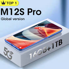 2022 Original M12s Pro Global Version 6.8 inch Smartphone 16GB+1TB Cellphone 48MP Mobile Phones 5G Network Unlocked celular 2024 - compre barato