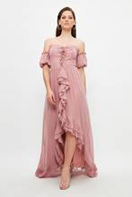 Trendyol Collar Detail Evening Dress &amp; Prom Gown TPRSS21AE0227
