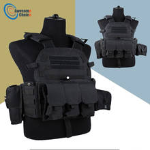 Black Color 600D Nylon Molle Tactical Vest Body armor Hunting plate Carrier Airsoft 094K M4 Pouch Combat Gear Multicam 2024 - buy cheap